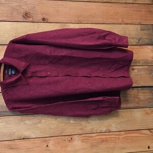 Bruno Sueded Button Down Long Sleeve Shirt